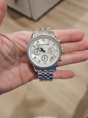 Michael Kors Two-Tone Chronograph Watch